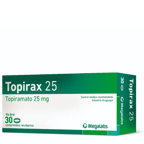 Topirax 25mg 30 COM Topirax 25mg 30 COM