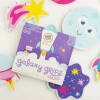 8 calcomanías Glo Pals galaxia antideslizantes para bañera GALAXY