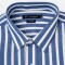 Camisa m/l casual rayas azul