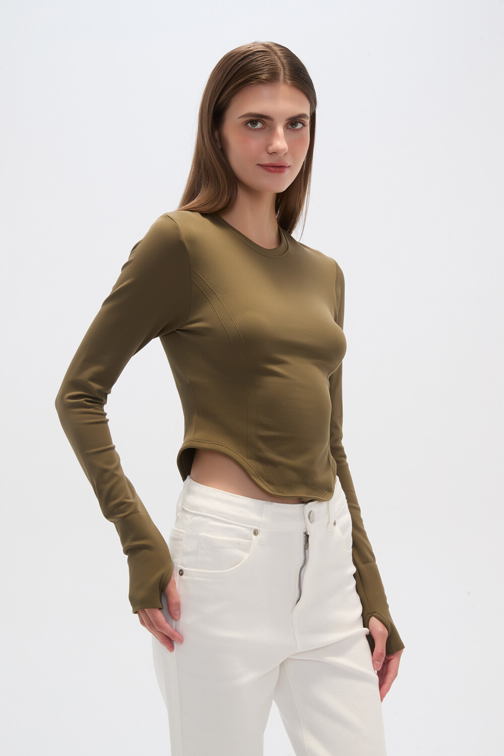 Tops Gaieja Verde Oliva Oscuro