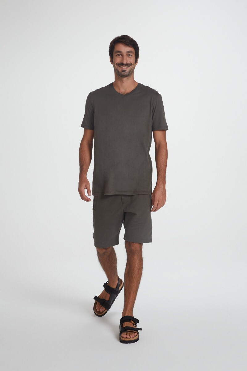 CAMISETA MM MASC - CINZA ESCURO 