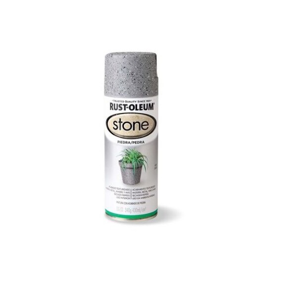 Esmalte Aerosol Efecto Piedra Gris 340Gr Rust Oleum
