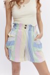Short Olivo Rayado
