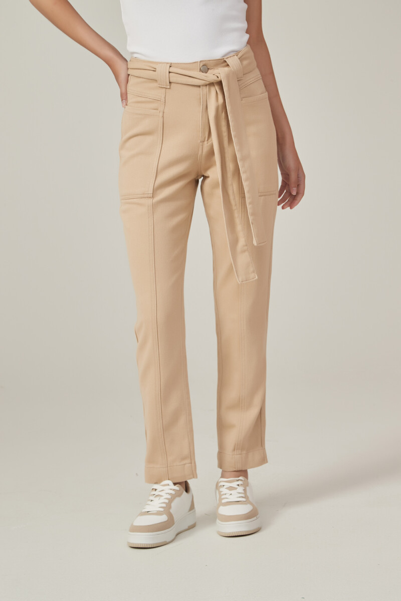 Pantalon Alekina - Beige Claro 