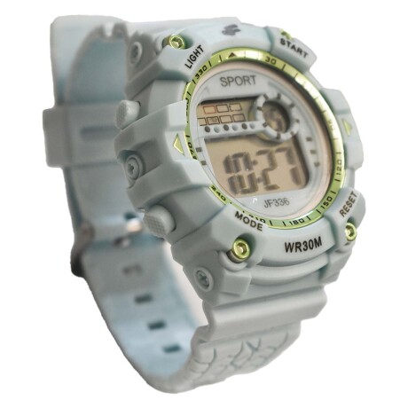 Set Reloj Deportivo Luz + Auriculares Earcuffs Inalámbricos Turquesa