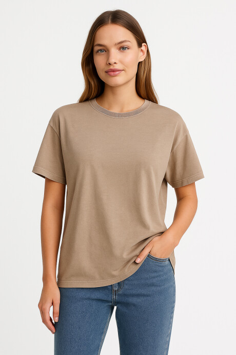 Remera Ralya Taupe Claro