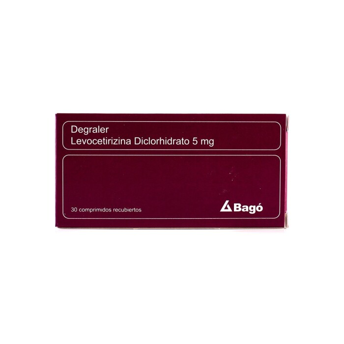 DEGRALER 5 MG. CJ X 30 COMP. única