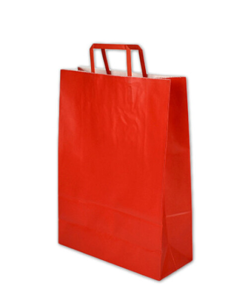 Bolsa lisa acuario 30x12x41 cm ROJO