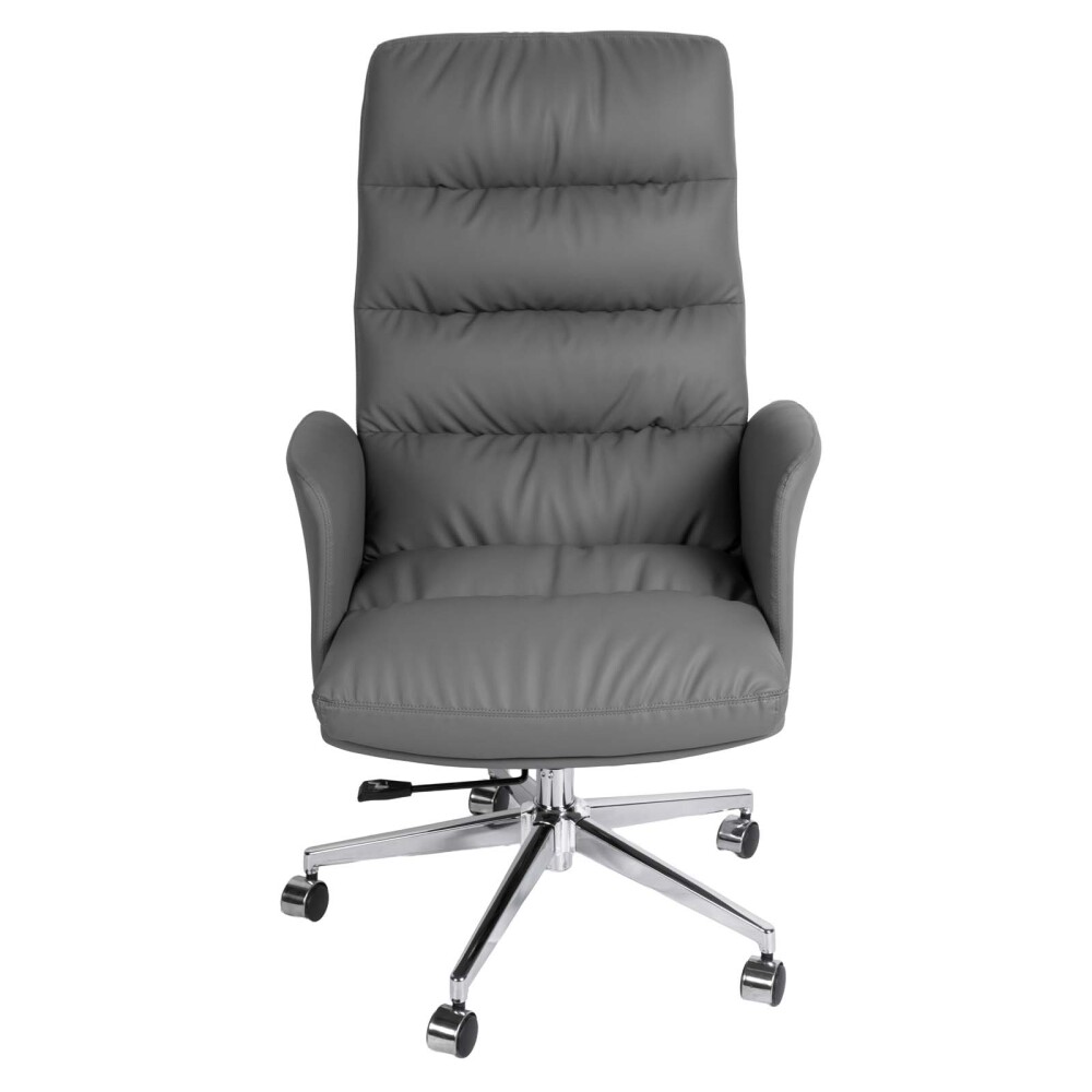 SILLA DE OFICINA GERENCIAL MALLA GRIS DEMOS