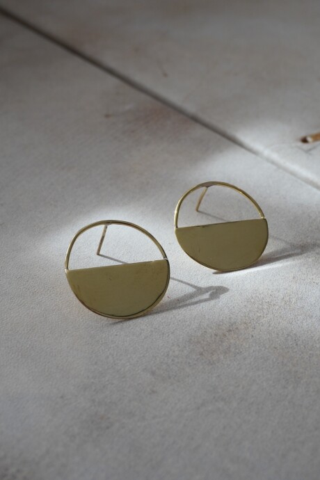 Medio Círculo Earrings Mini Bronce