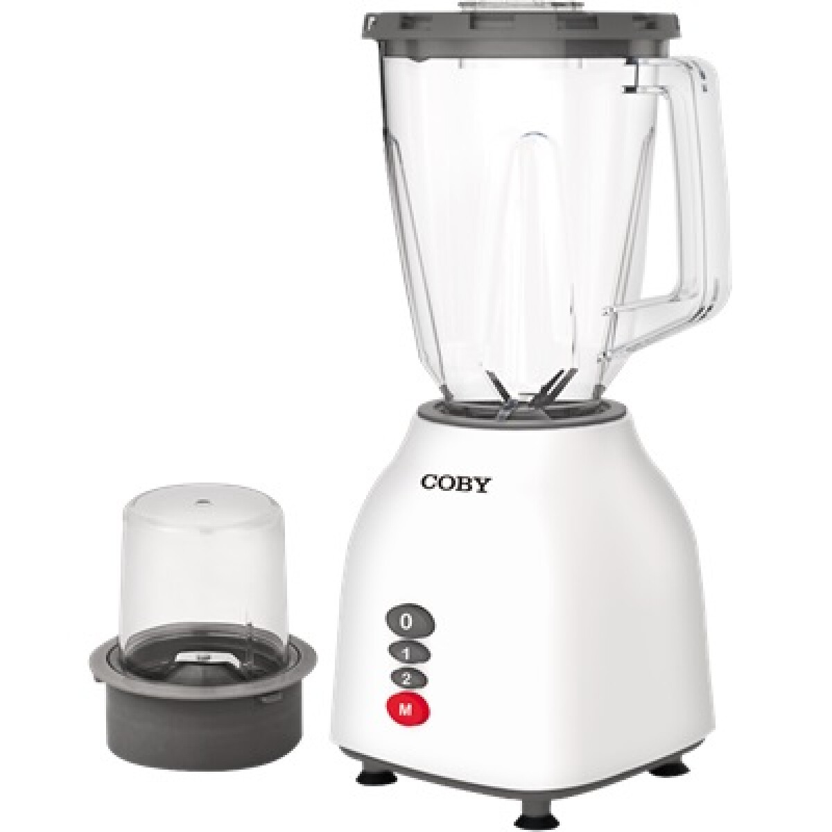 Licuadora COBY 2 en 1 1,5 lt Blanco CY3321-TYB1 