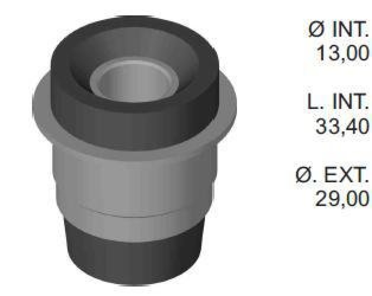 BUJE FIAT SILENTBLOCK SUSPENSION TRASERA 13MM 128 - 