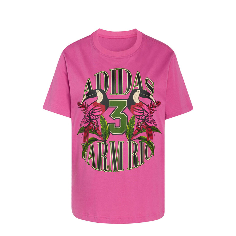 Remera de Mujer Adidas Graphic Farm Fucsia