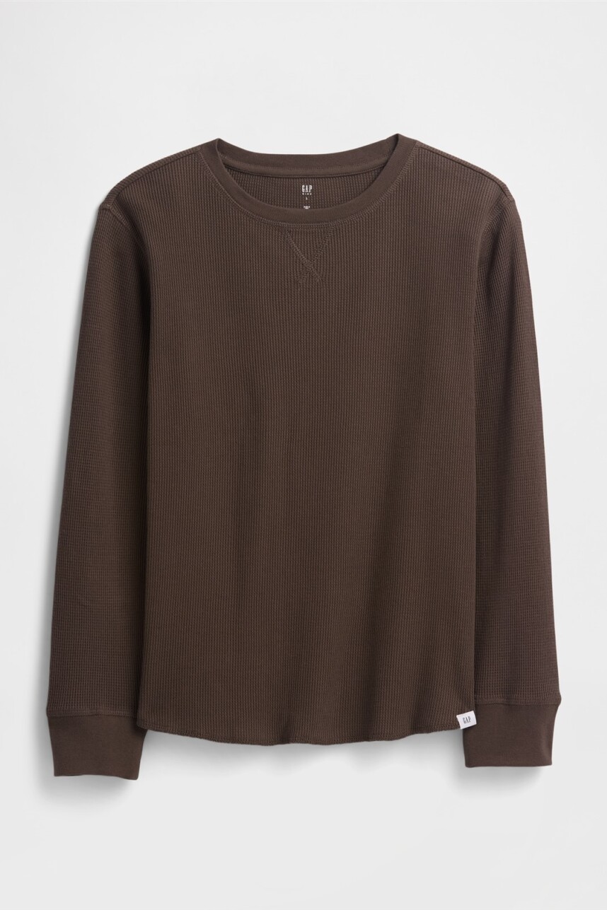 Remera Thermal Niño New Brown661