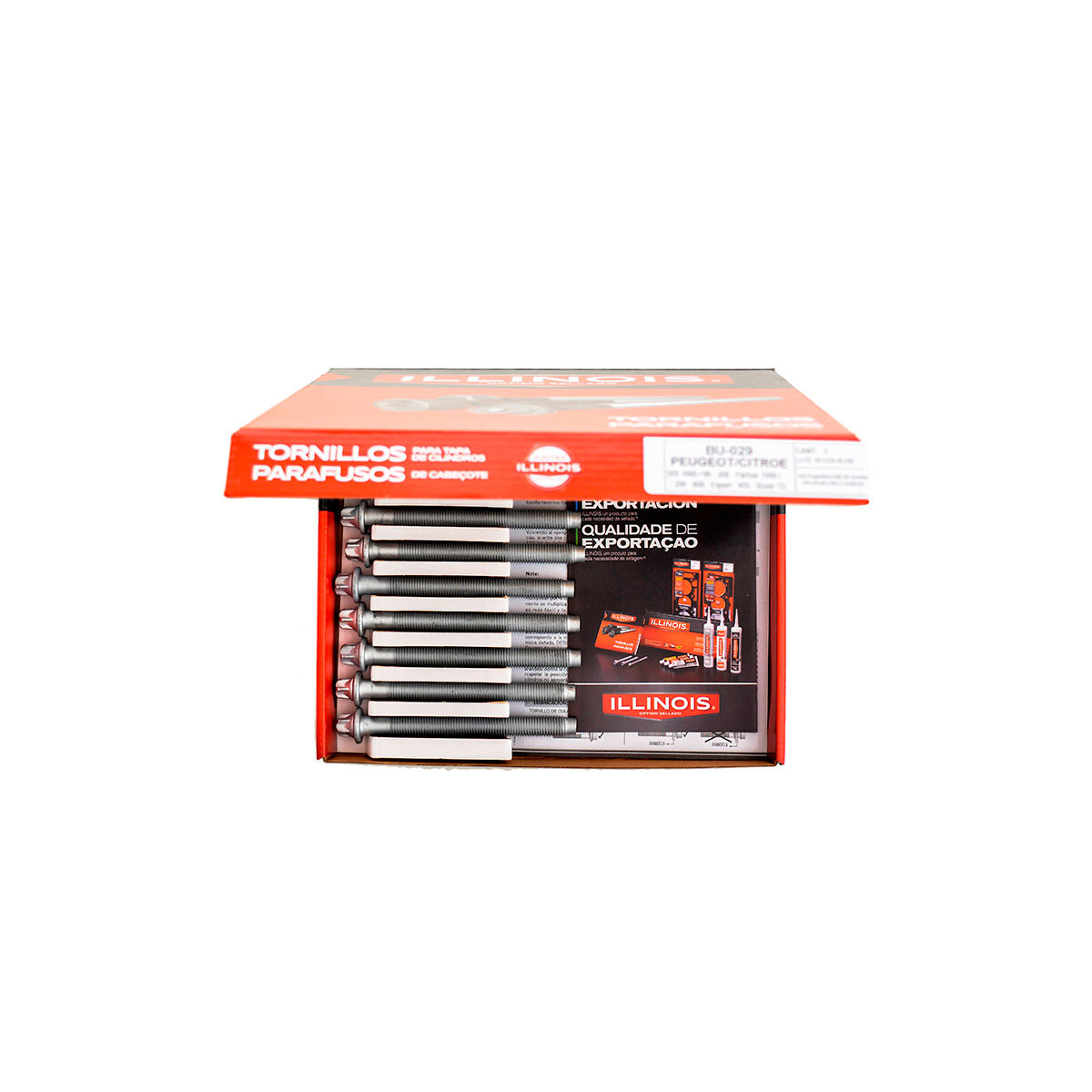 TORNILLO CITROEN - PEUGEOT JGO TAPA CILINDRO 1.8D XUD7 1.9D XUD9 DW8 ILLINOIS 