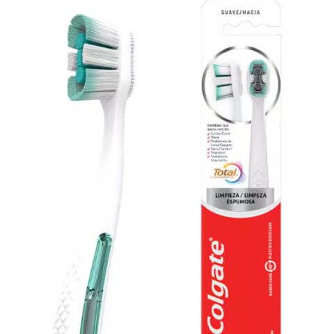 Colgate Total limpieza espumosa cepillo dental x1 Colgate Total limpieza espumosa cepillo dental x1