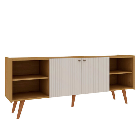 Rack TV Vértice 2 Puertas 160x63.6x36 cm BLANCO-BEIGE