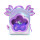 Mini Mochila llavero accesorio Liquid Charms Real Littles Axolote: Axolotl Love
