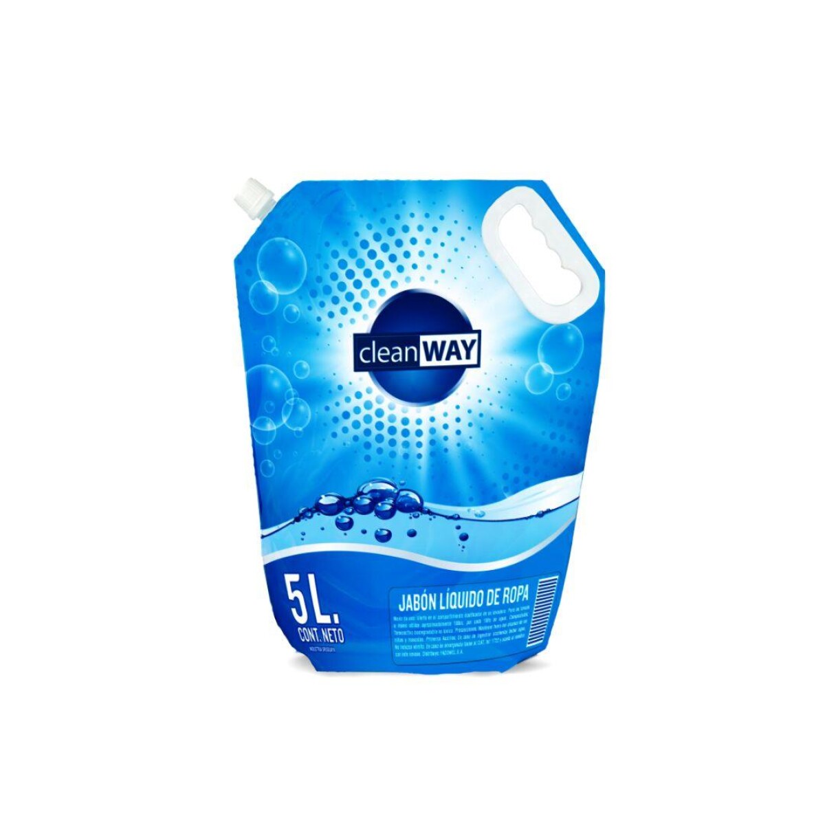 JABON AZUL LIQUIDO LAVARROPAS ESPUMA CONTROLADA, 5LT 