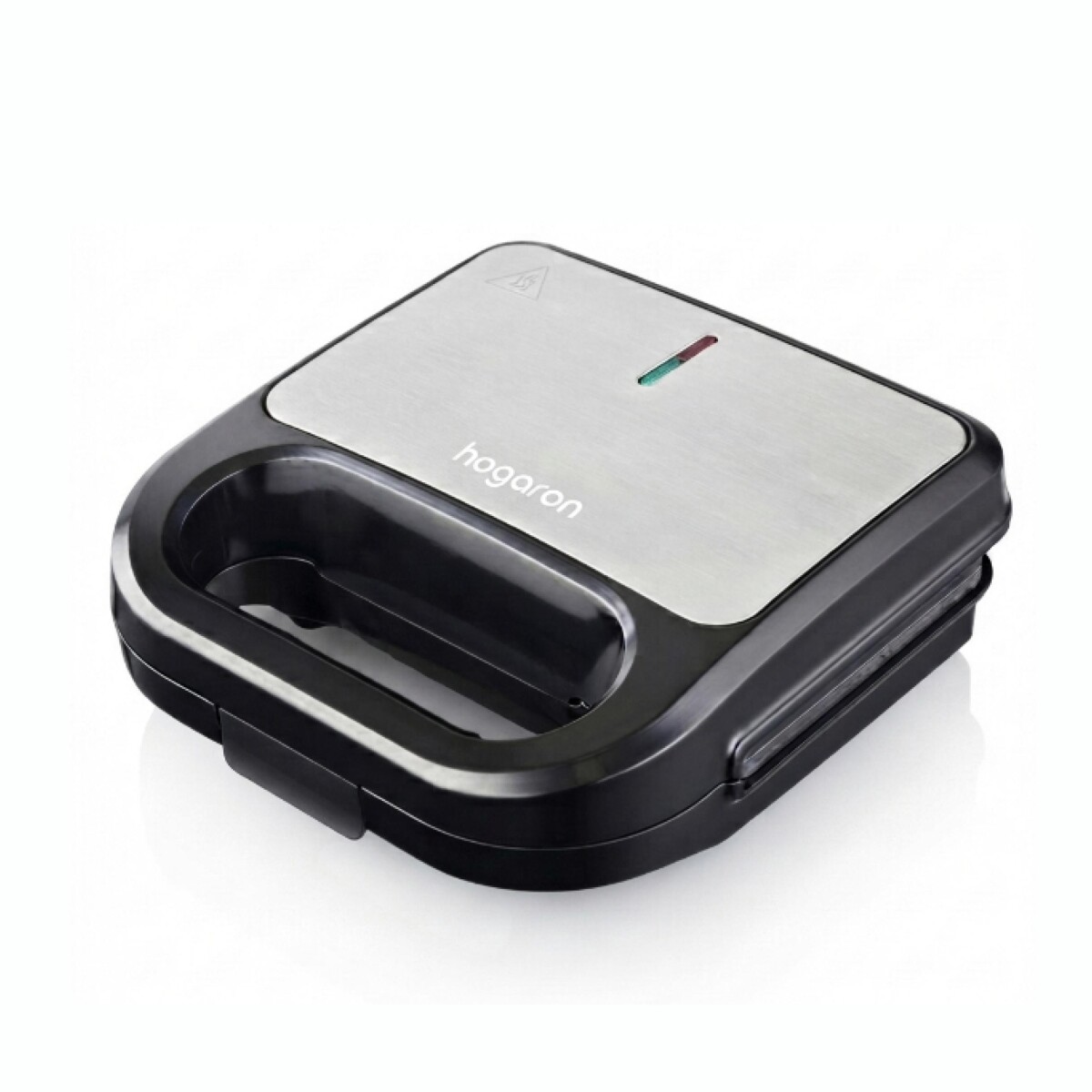 Sandwichera HOGARON 750W 2 Sándwiches Placas Antiadherentes Control Automático De Temperatura 