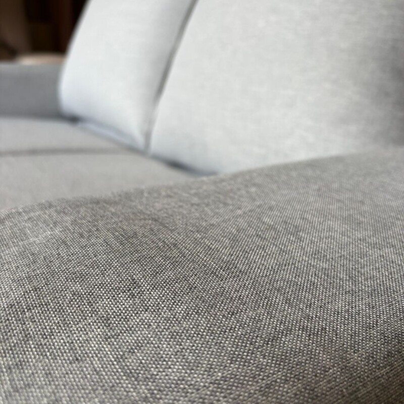 Sofá + Puff Coimbra 3 Cuerpos Cinza Urbano Sofá + Puff Coimbra 3 Cuerpos Cinza Urbano