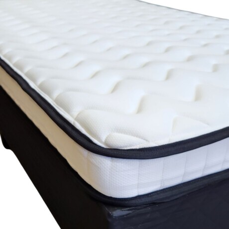 Sommier 1 Plaza - Colchon HAMPTONS Hybrid Memory Foam 80X185 Sommier 1 Plaza - Colchon HAMPTONS Hybrid Memory Foam 80X185