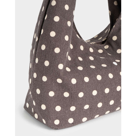 Cartera Saca Cuadrillé Estampado Lunares