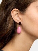 Pendientes Lágrima rosa