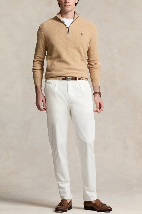 Sweater Polo Ralph Lauren Camel Melange