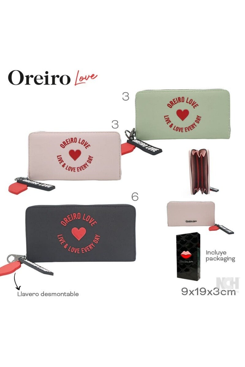 Billetera Las Oreiro Negro