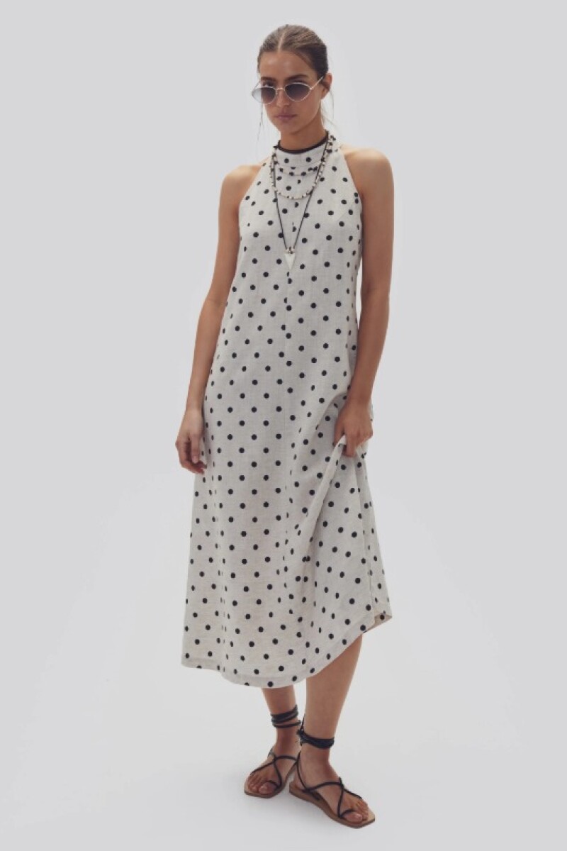 Olivia Linen Dress Natural