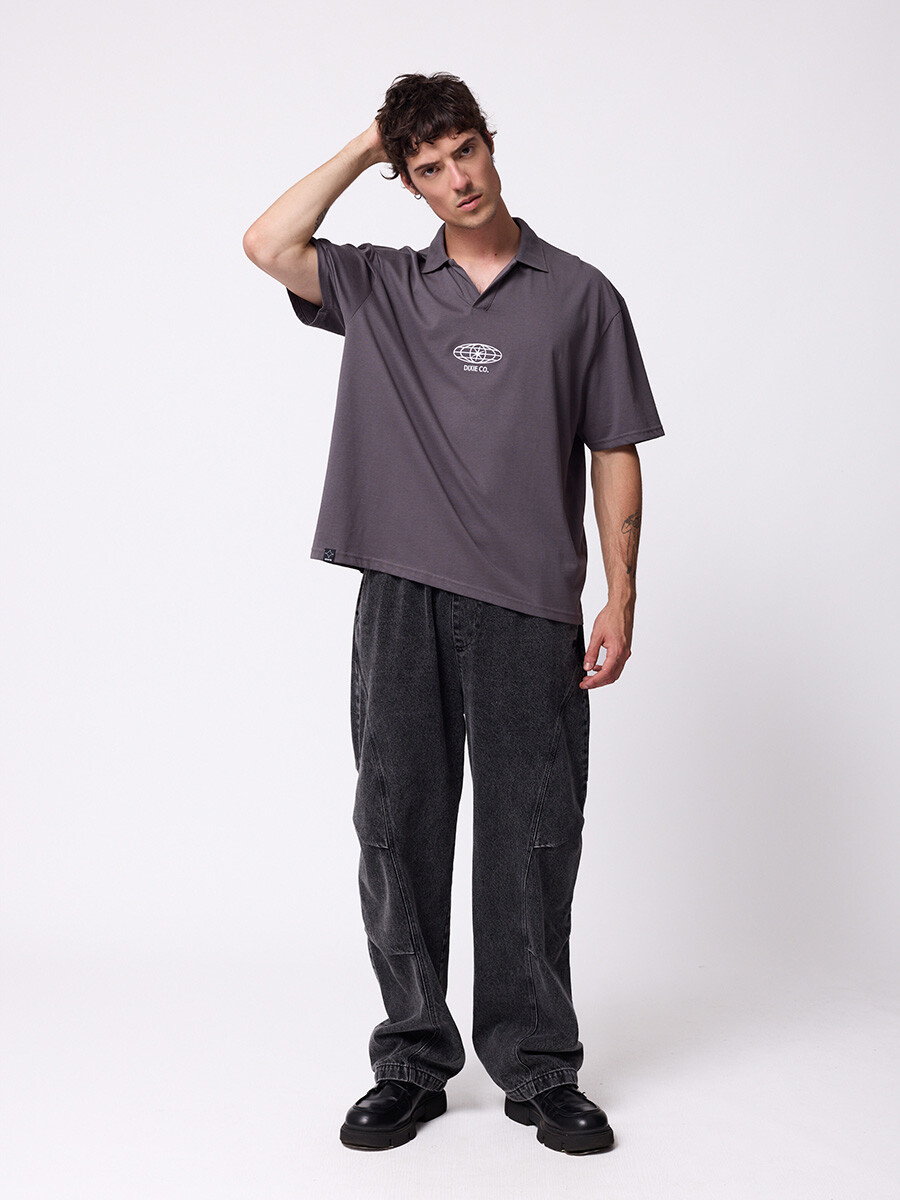 REMERA DUCON DIXIE Gris Oscuro