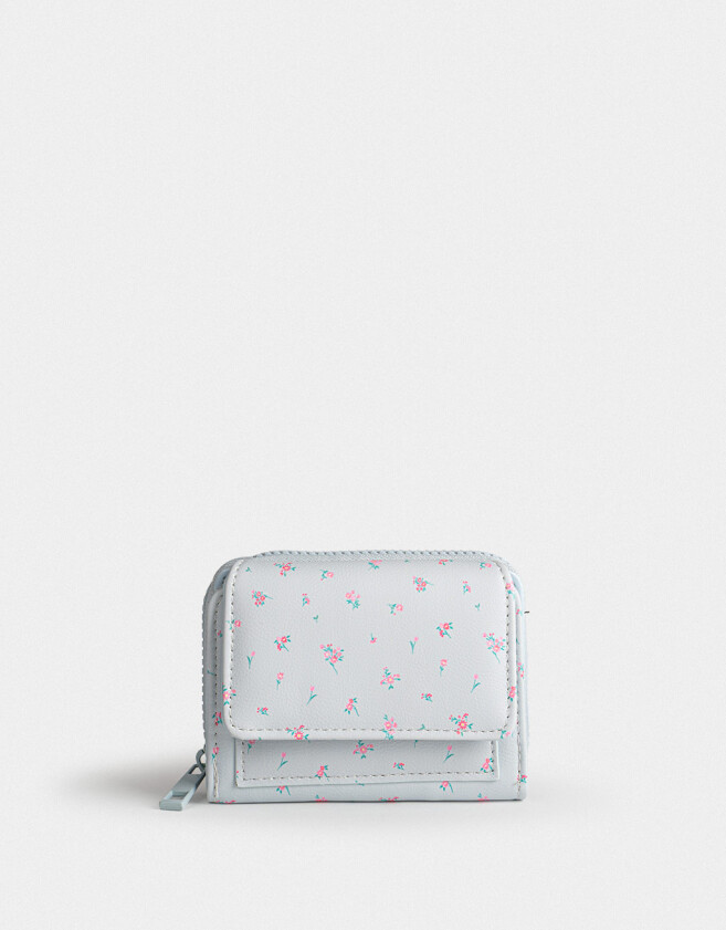 Billetera Billetera Cuerina Celeste - Azul Celeste