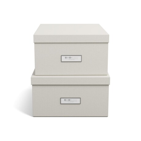 SET 2 CAJAS ORG C/TAPA PAPEL ULRIKA