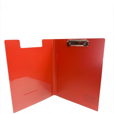 Carpeta Neox A4 con Aprieta papel Rojo