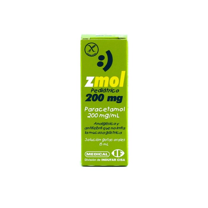Z-MOL 200 MG. GOTAS CJ X 15 ML. única