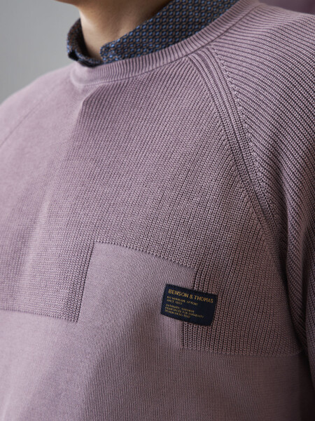 SWEATER PALMA UVA