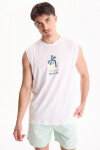 Musculosa Tropical Blanco