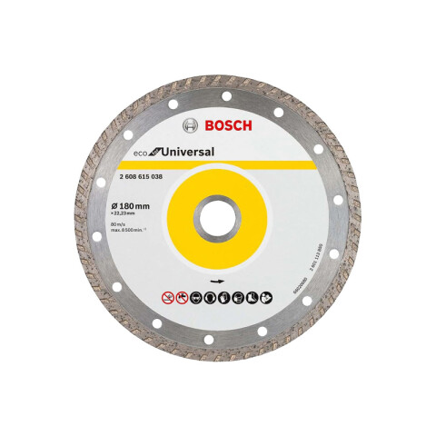 Disco diamantado turbo Ø180mm Eco Universal Bosch BS3240