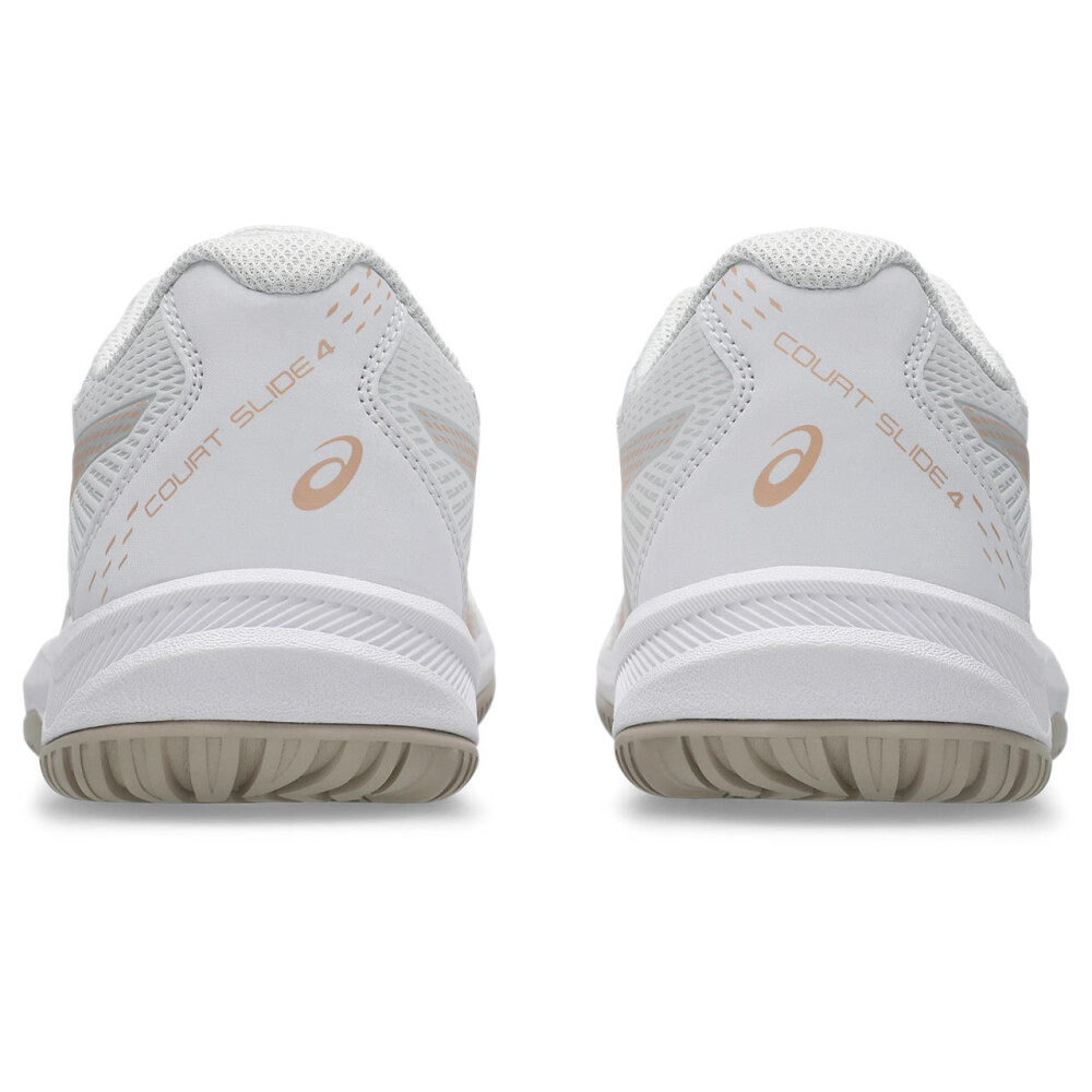 Zapatillas Tenis Court Slide 4 Mujer White/cantaloupe