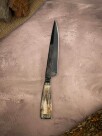Cuchillo forjado, Cabo de hueso Cuchillo forjado, Cabo de hueso