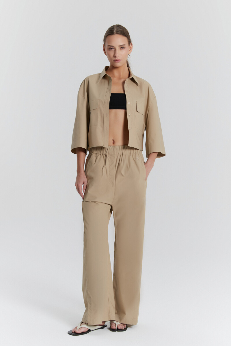 CAMISA ISCHIA Camel