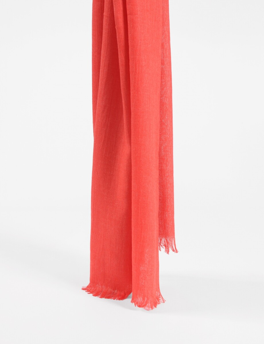 Pashmina lisa - rojo 