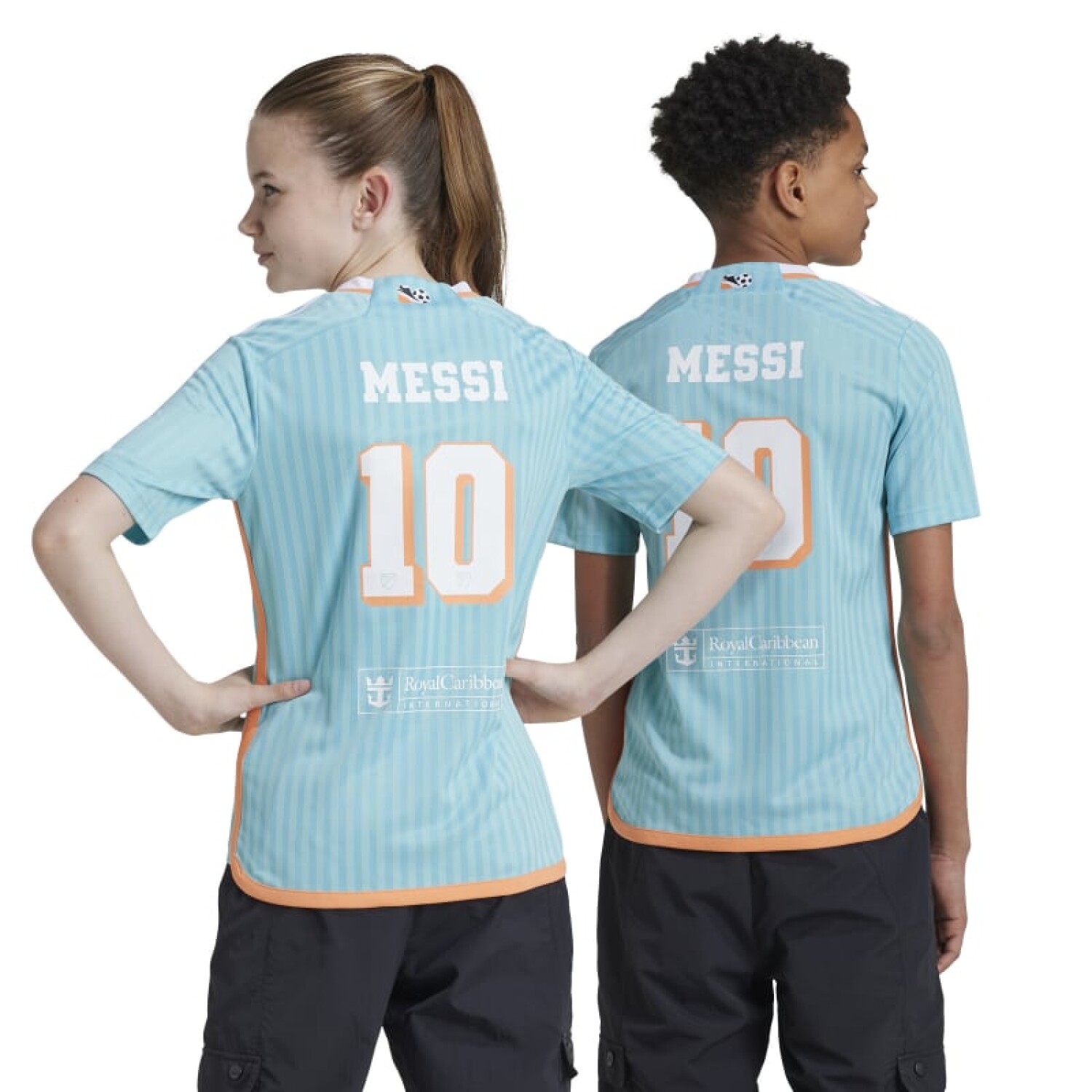 Remera Adidas Inter Miami Messi de Ninos JE6077 Celeste Macri Life