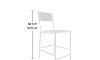 Banqueta - Sauder - Linea Boulevard Café Marron/B