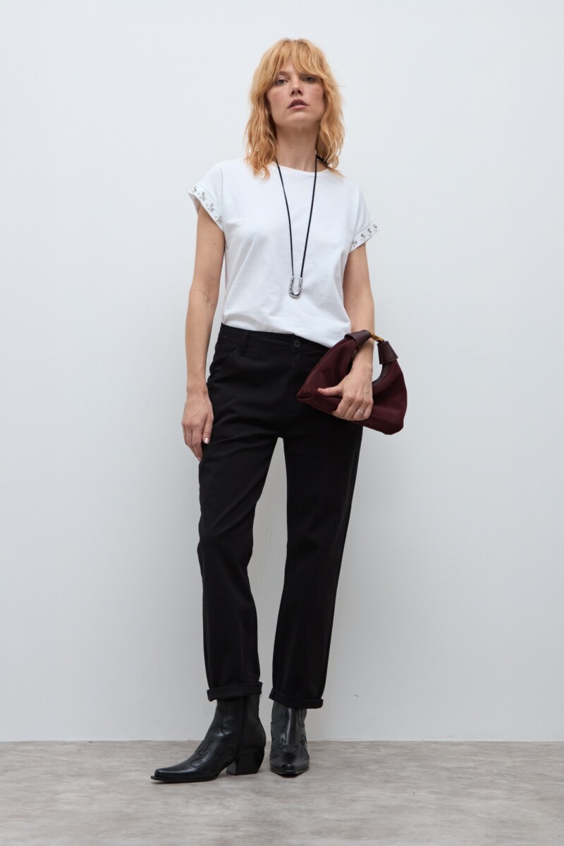 Pantalón chino - negro 