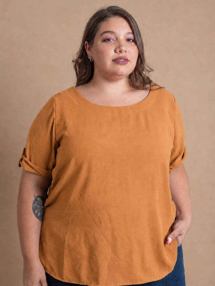 Remera Bruselas Terracota