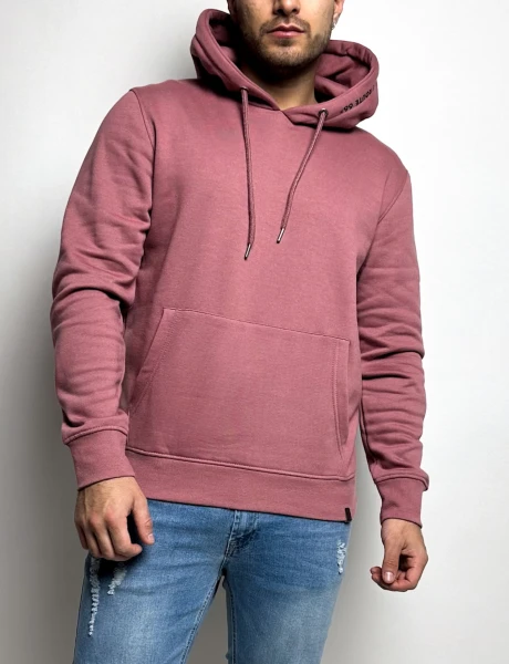 Canguro liso de algodón Benji Rosado