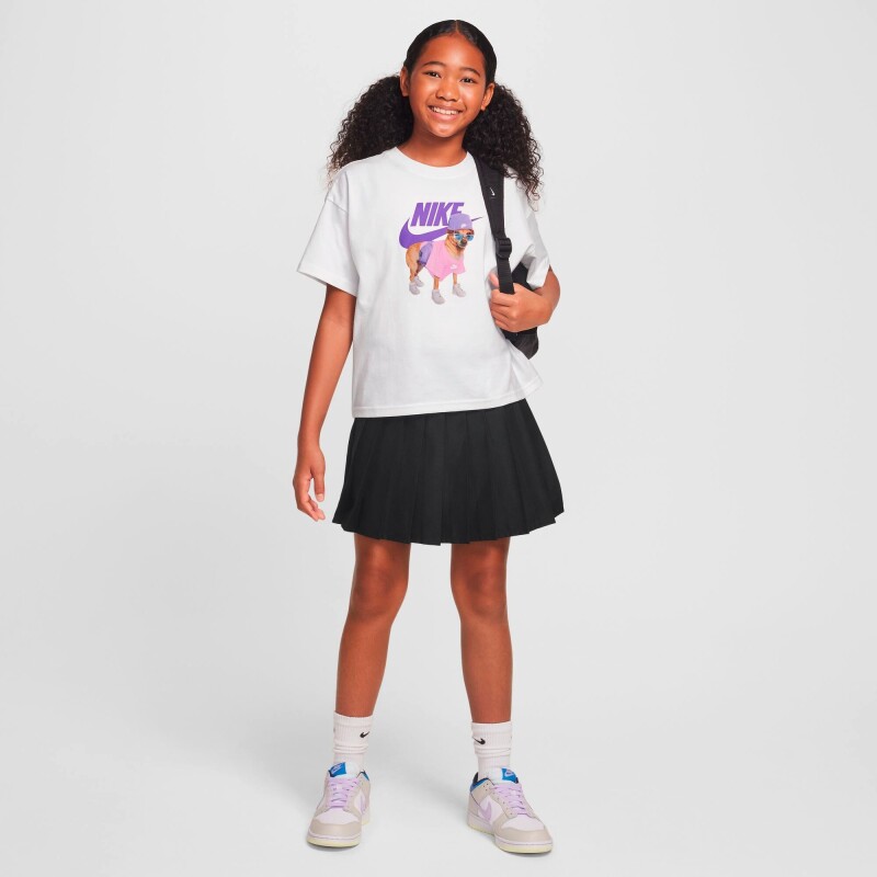 Camisetas Nike Sportwear tee de Niñas Blanco