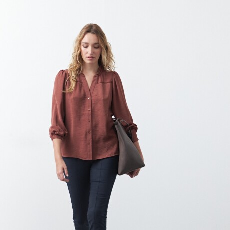 CAMISA AILANI Ladrillo